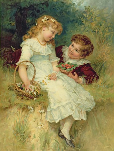 Sweethearts, from the Pears Annual, 1905 by Frederick Morgan